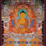 Shakyamuni Thangka - Tibetan Painting  