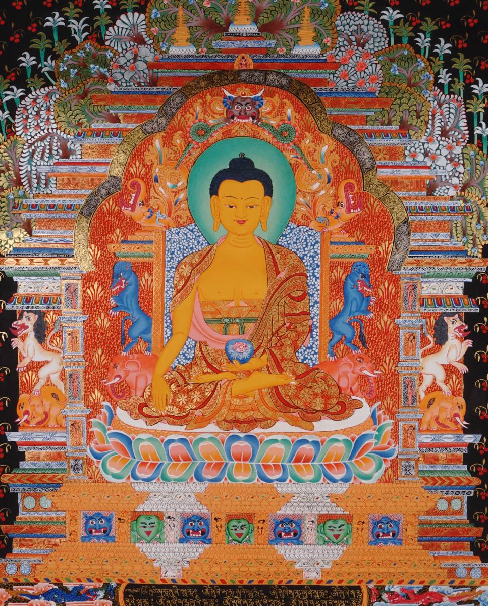 Shakyamuni Thangka - Tibetan Painting  