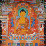 Shakyamuni Thangka - Tibetan Painting  