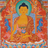 Shakyamuni Thangka - Tibetan Painting  