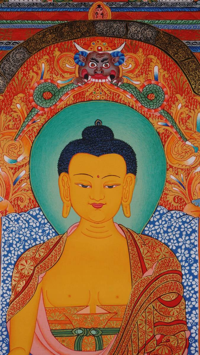 Shakyamuni Thangka - Tibetan Painting  