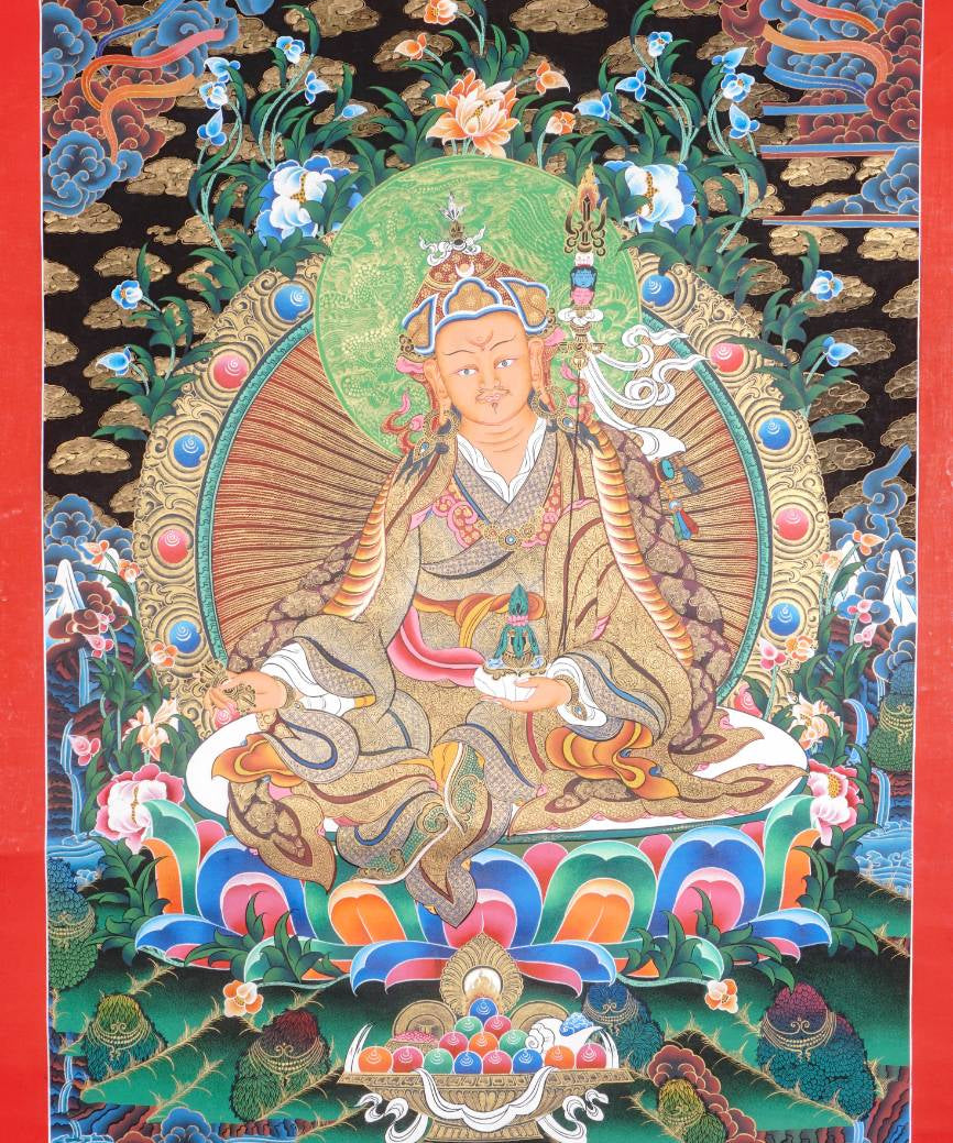 Guru Rinpoche Thangka - Tibetan Painting