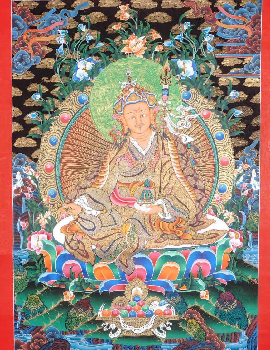 Guru Rinpoche Thangka - Tibetan Painting