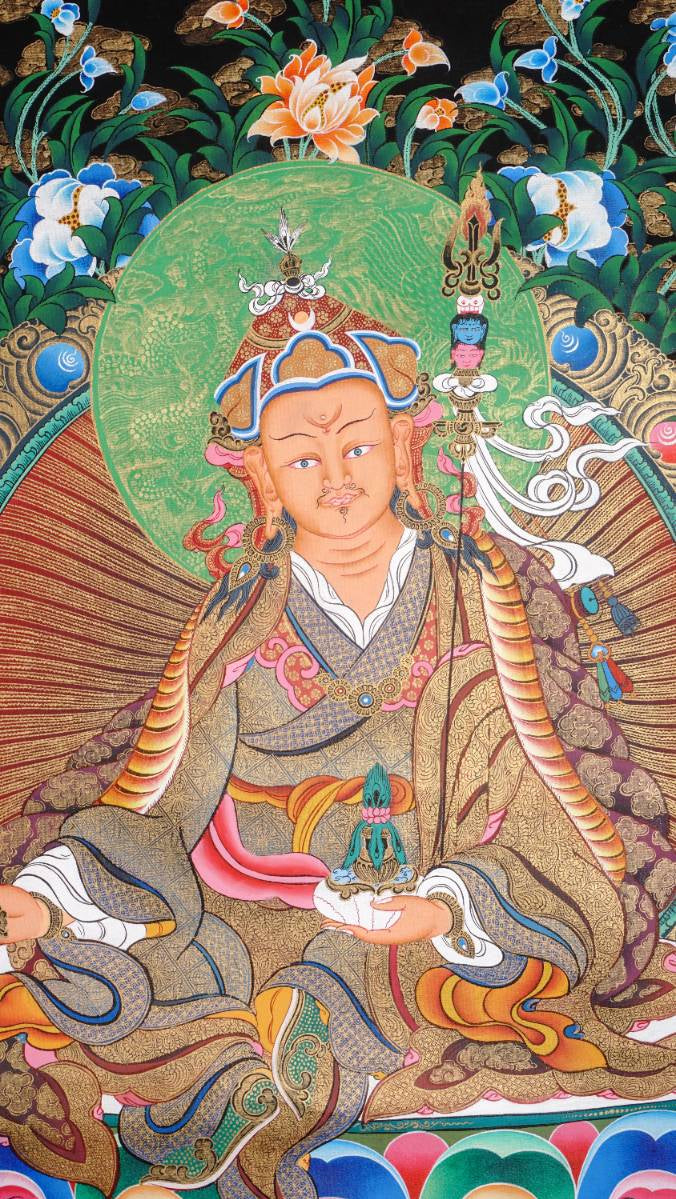 Guru Rinpoche Thangka - Tibetan Painting
