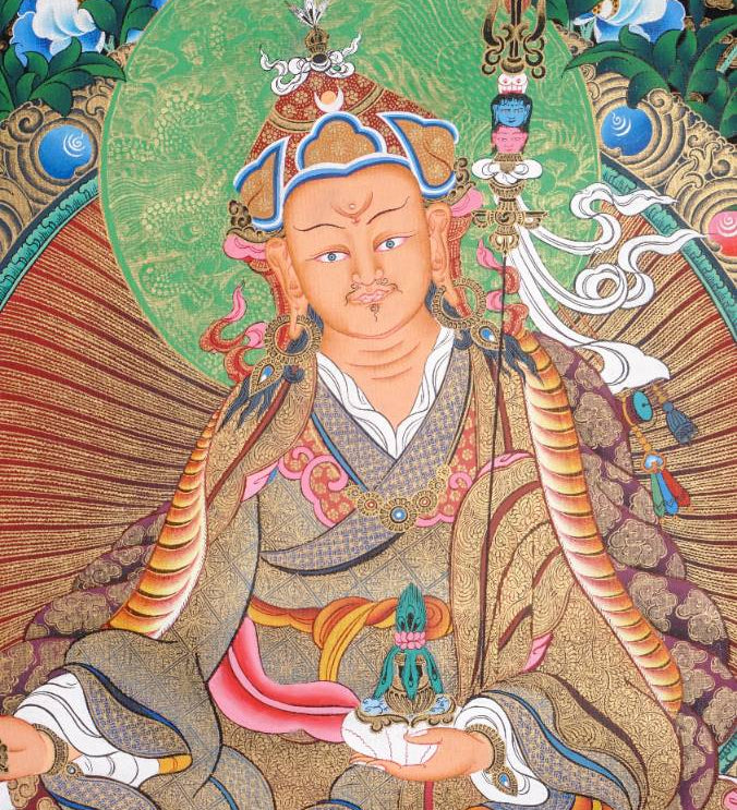 Guru Rinpoche Thangka - Tibetan Painting