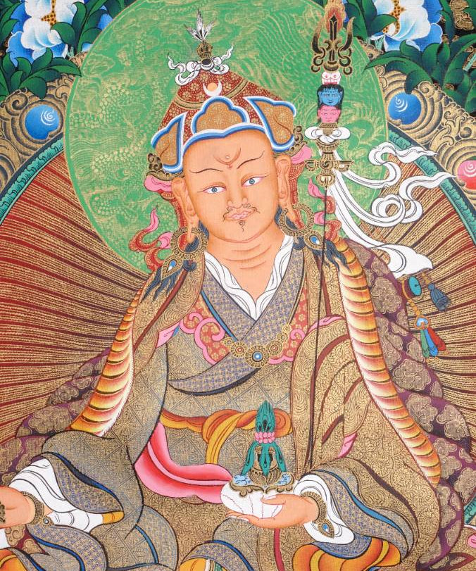 Guru Rinpoche Thangka - Tibetan Painting