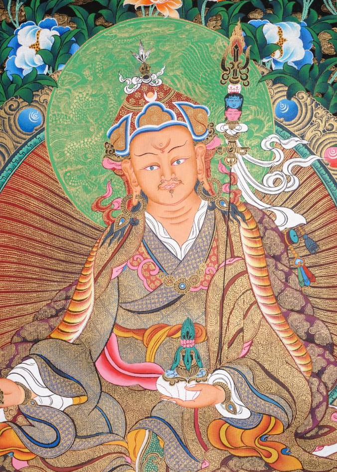 Guru Rinpoche Thangka - Tibetan Painting