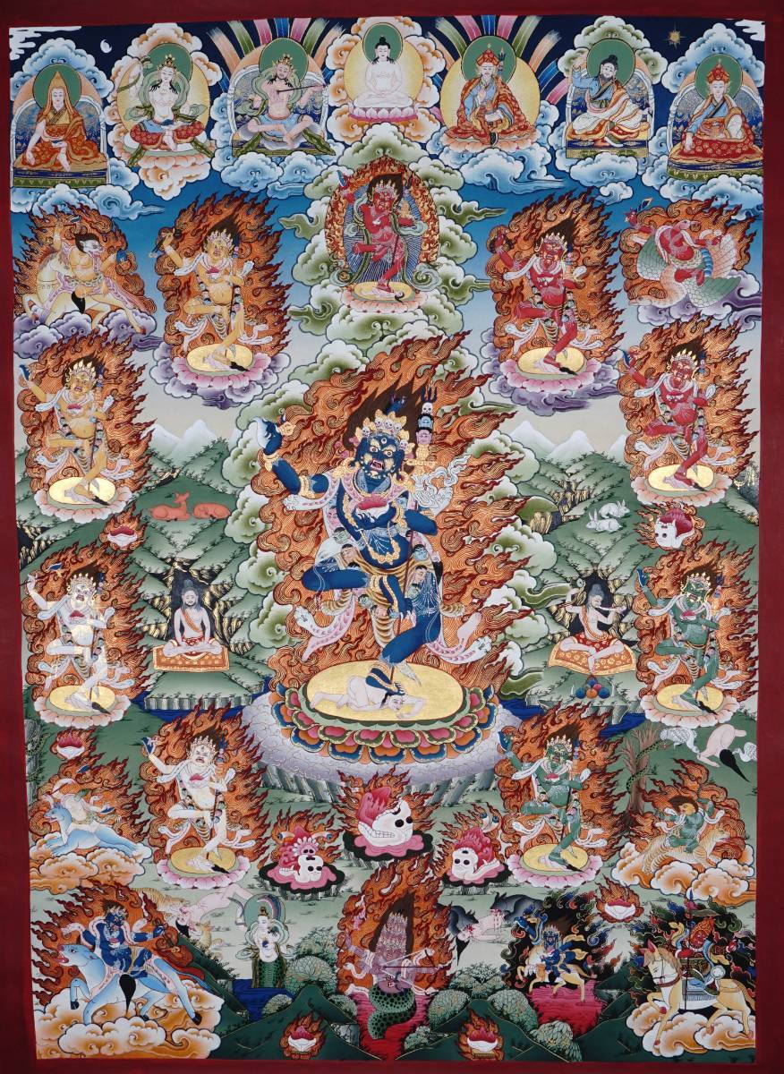 Dorje Phagmo (Vajravārāhī) - Wrathful Thangka 
