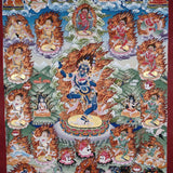 Dorje Phagmo (Vajravārāhī) - Wrathful Thangka 