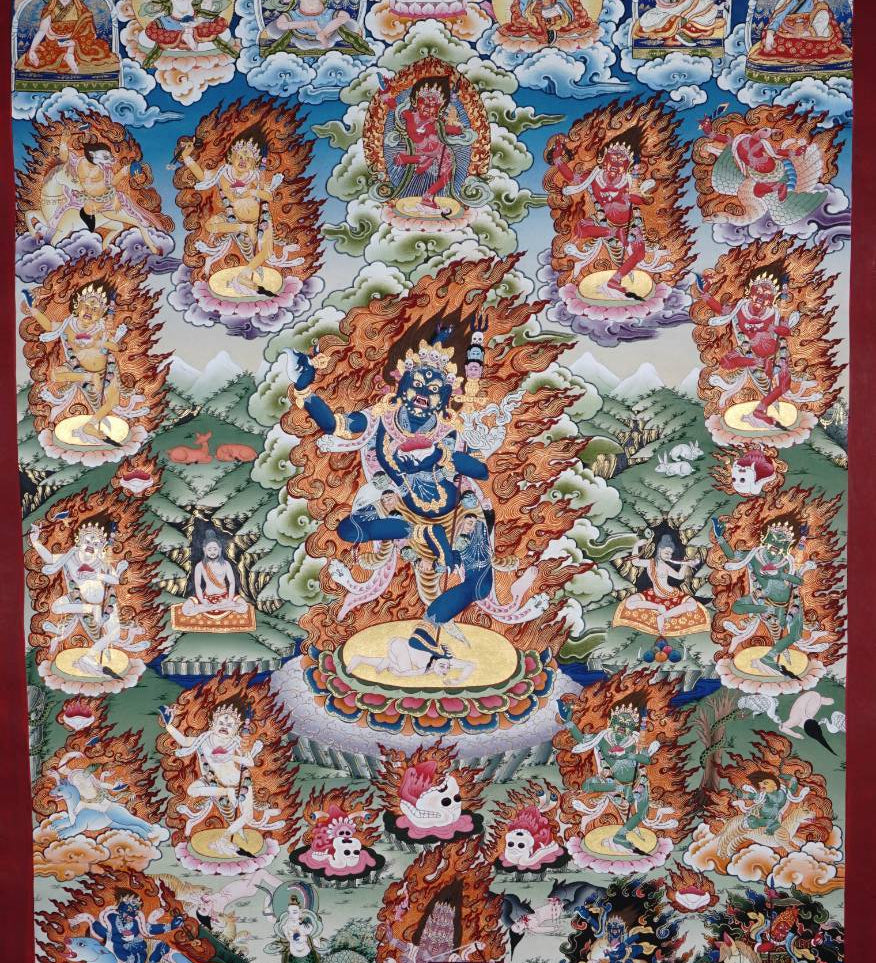 Dorje Phagmo (Vajravārāhī) - Wrathful Thangka 