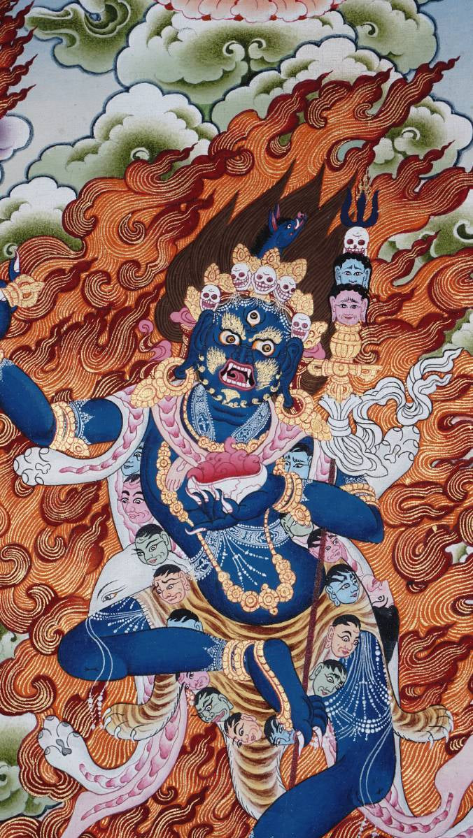Dorje Phagmo (Vajravārāhī) - Wrathful Thangka 