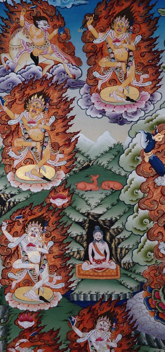 Dorje Phagmo (Vajravārāhī) - Wrathful Thangka 