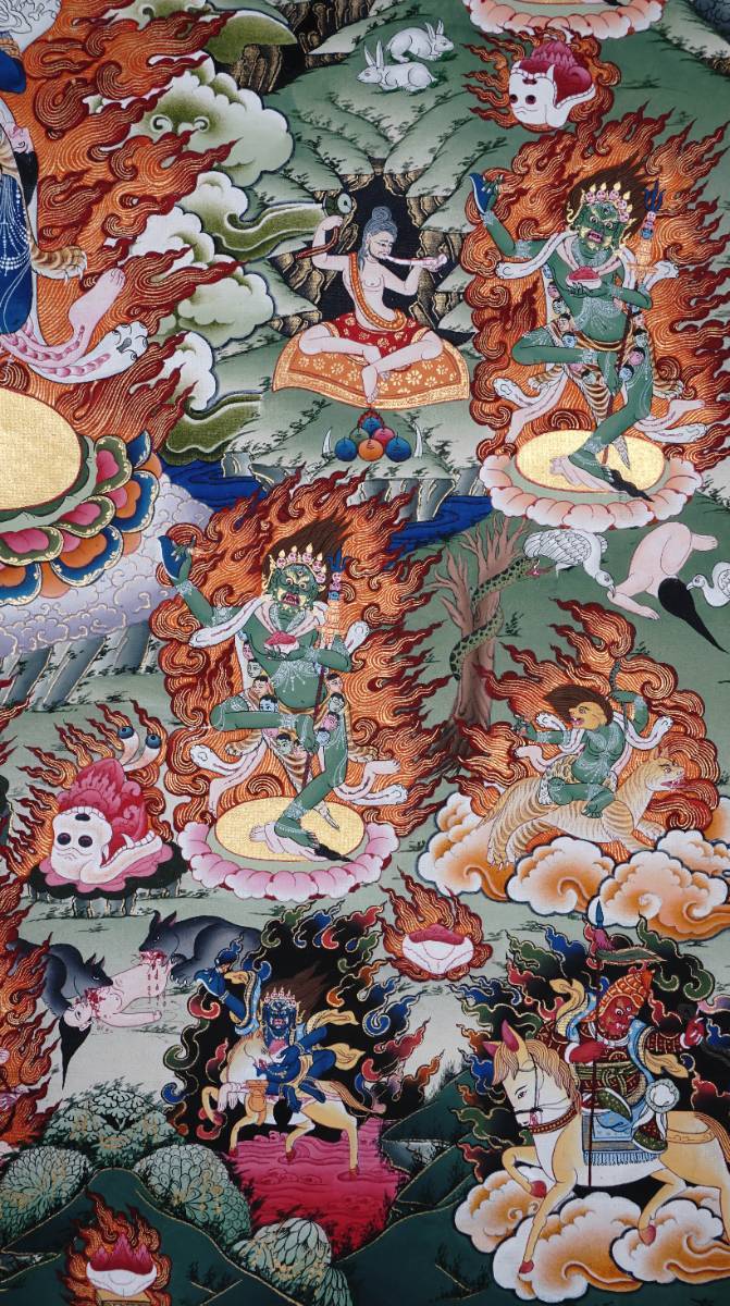 Dorje Phagmo (Vajravārāhī) - Wrathful Thangka 