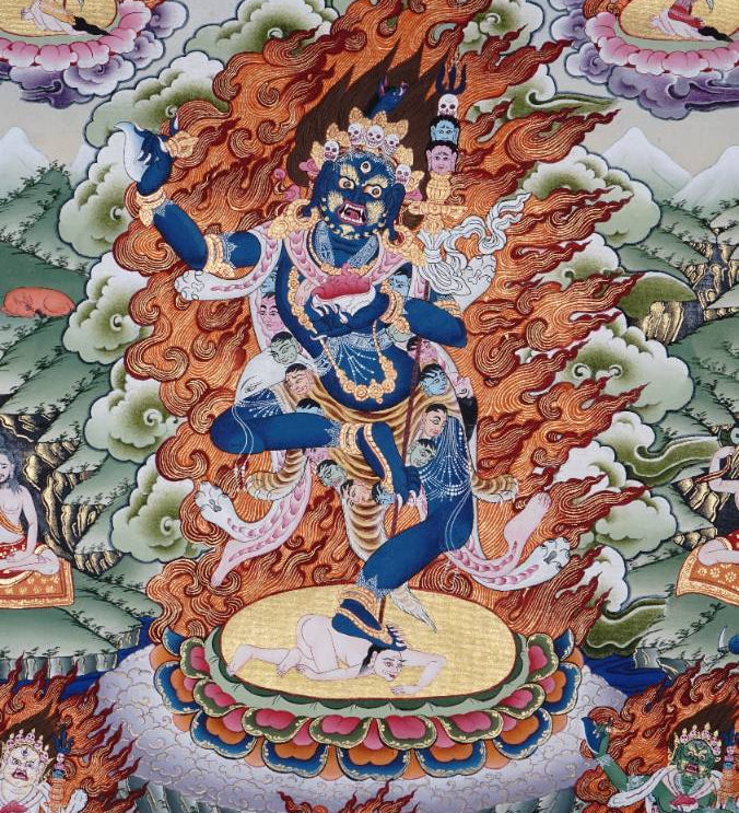 Dorje Phagmo (Vajravārāhī) - Wrathful Thangka 