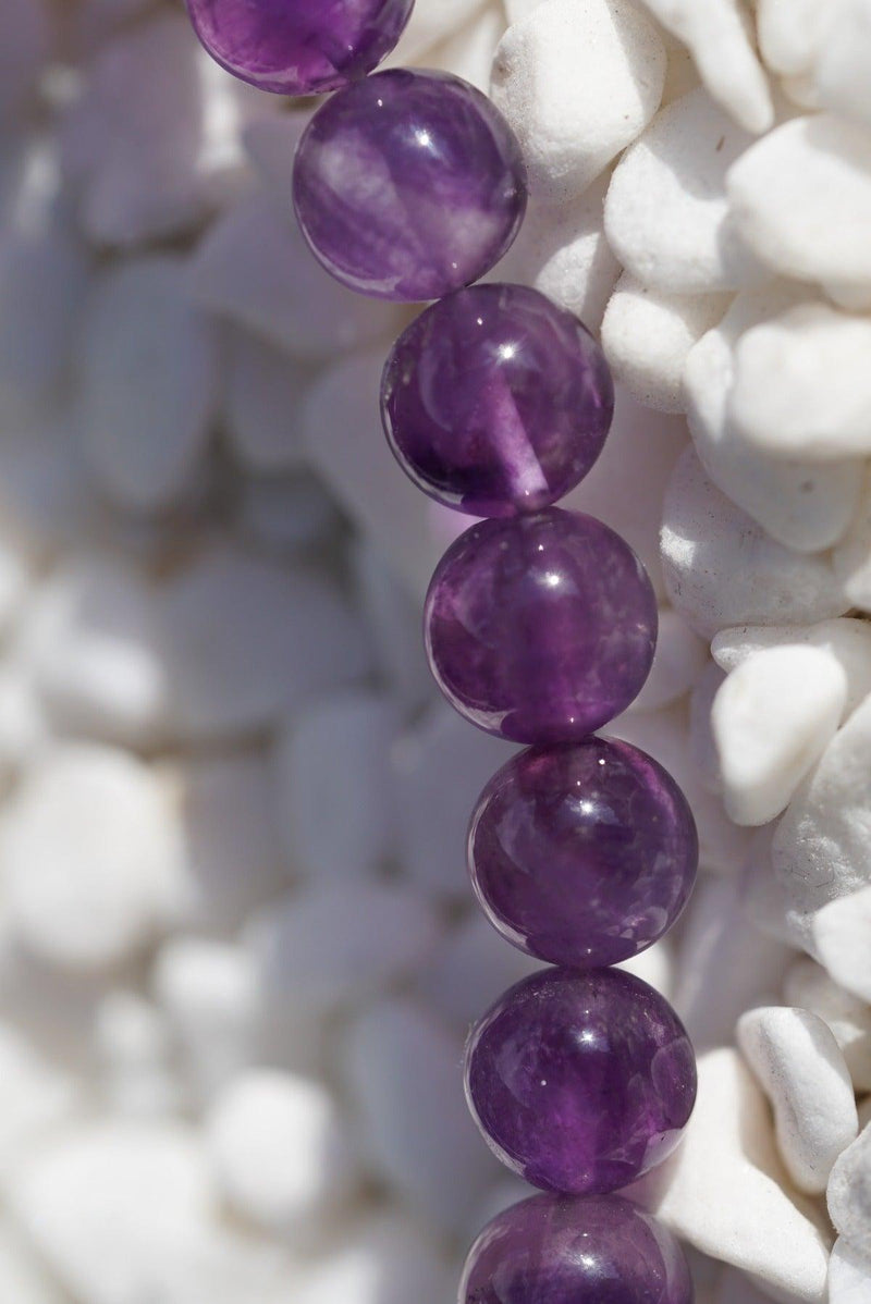  shop online Amethyst beaded necklace handmade from Nepal