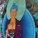 Beautiful Thangka Painting of Shakyamuni Buddha
