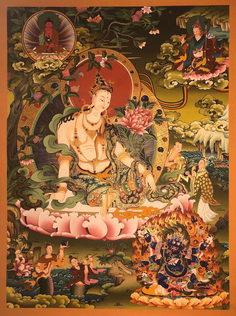 Chenrezig Thangka Painting