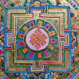 Authentic Hand Painted Mandala for Spirituality