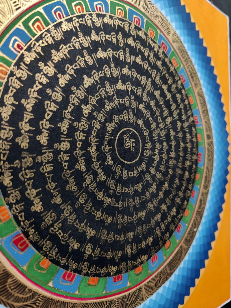 Sun Set Mandala for Peace and Relaxation