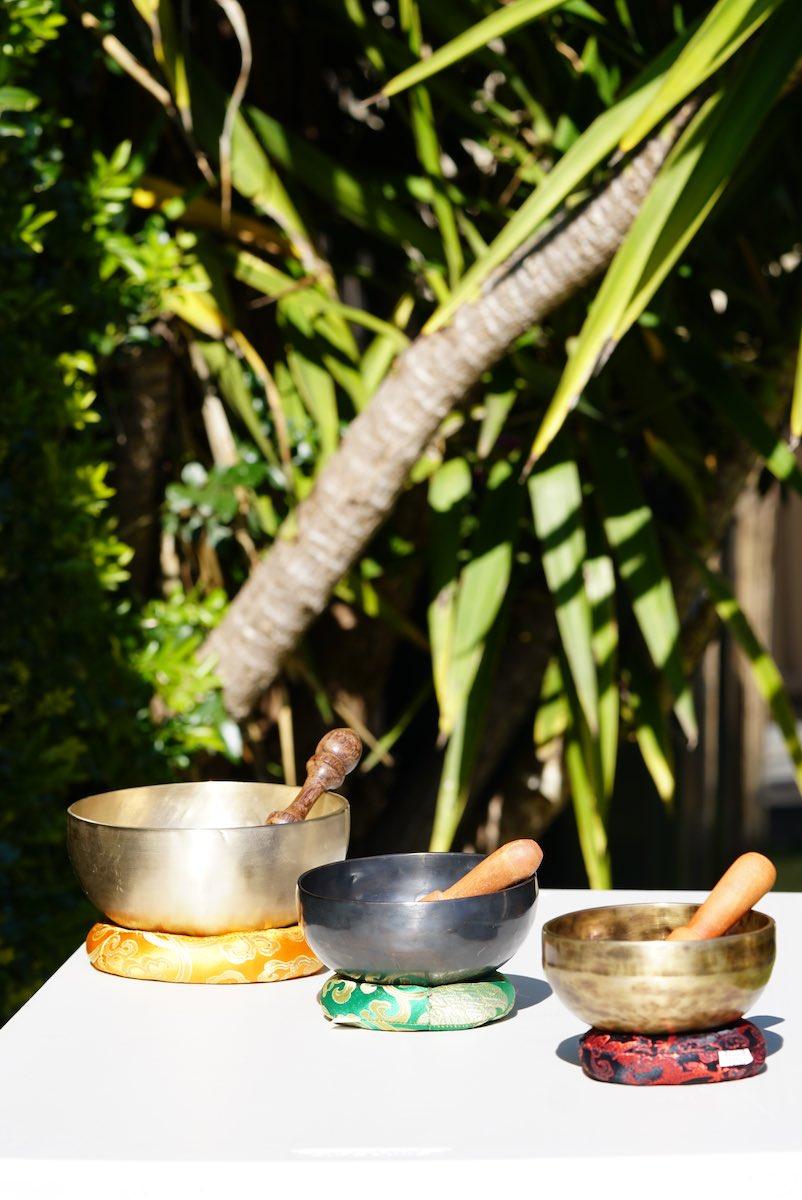 Singing Bowl set of three for sound healing