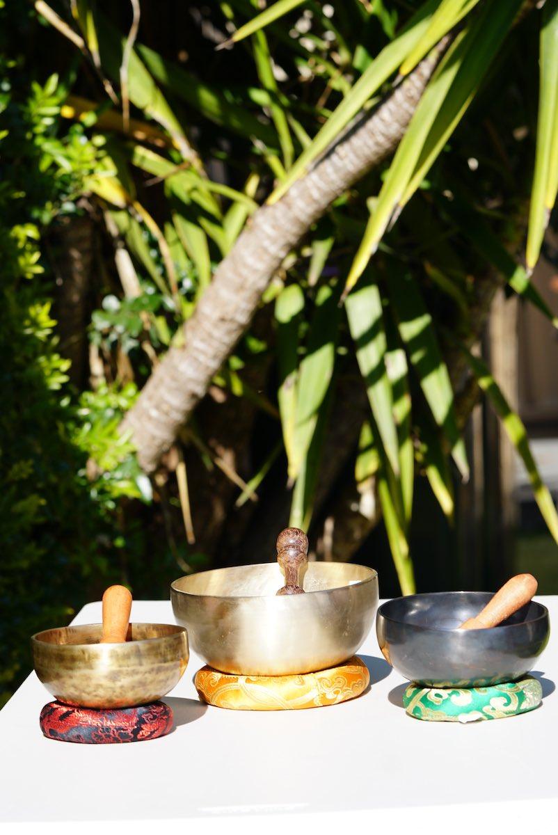 Singing Bowl set of three for sound healing