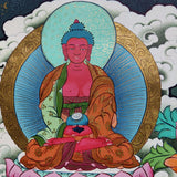 Beautiful Thangka Painting of Shakyamuni Buddha