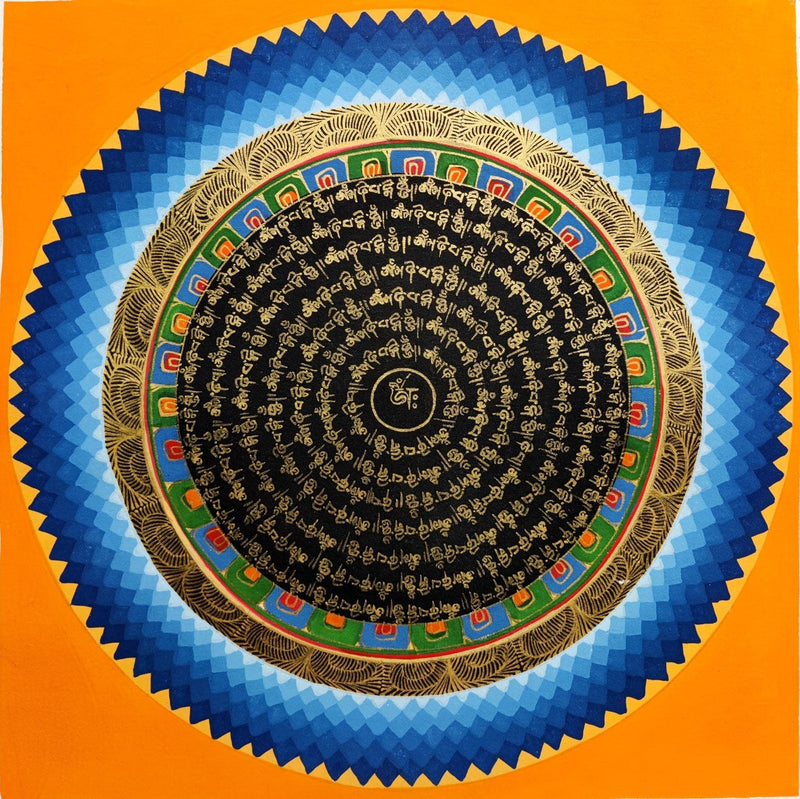 Sun Set Mandala for Peace and Relaxation