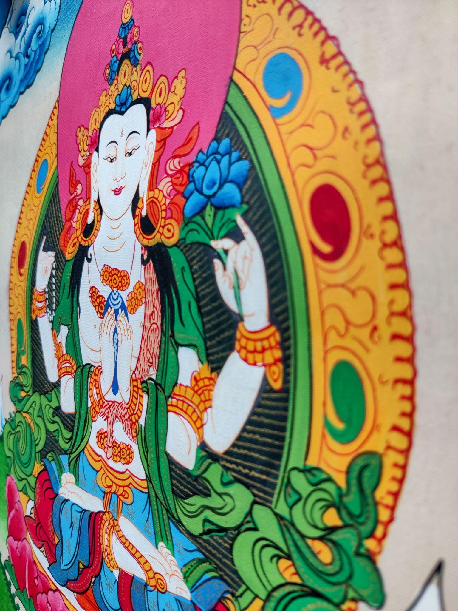 Small size Chenrezig Thangka