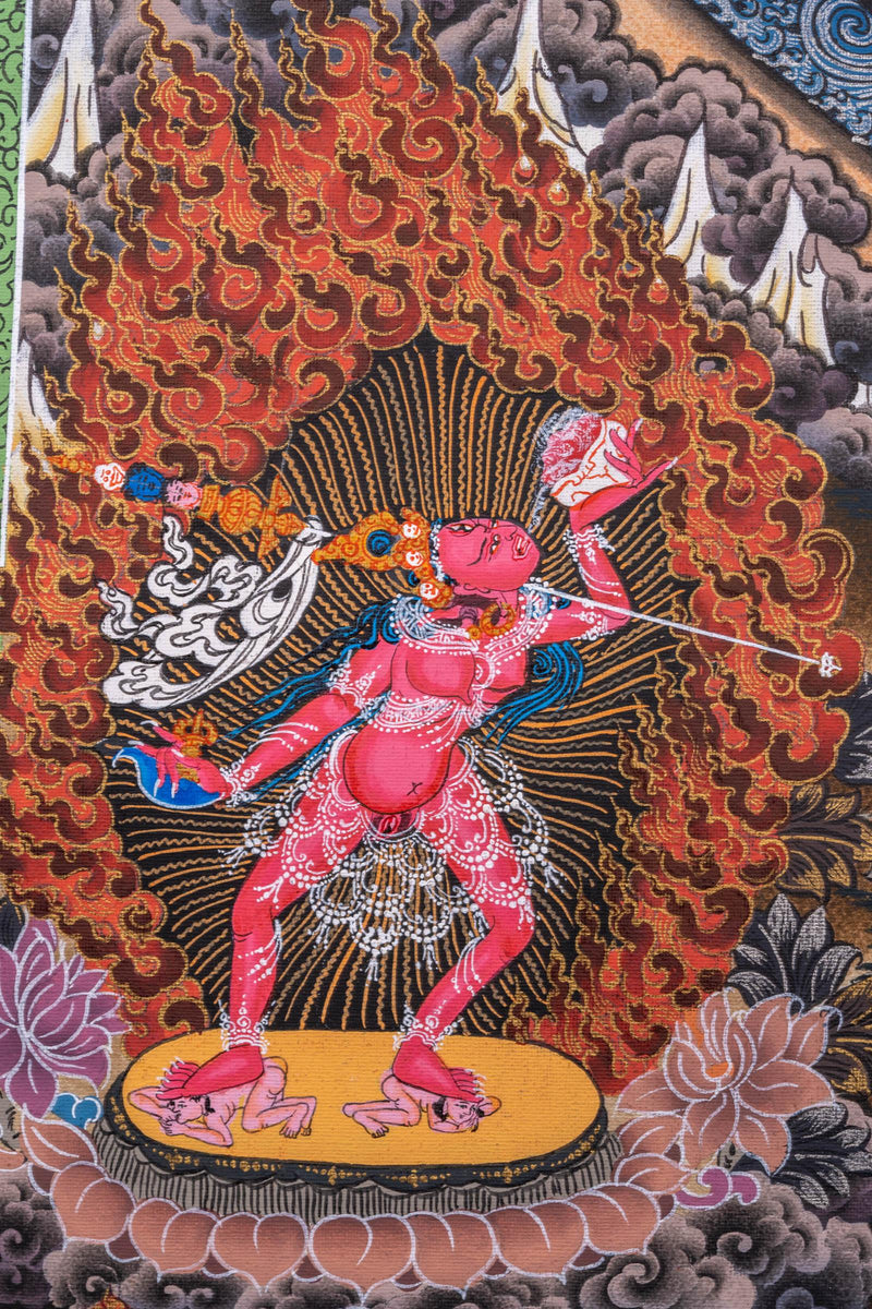 Yogini Mandala Thangka Painting - Himalayas Shop