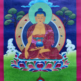 Awakened Buddha Shakyamuni Thangka Art