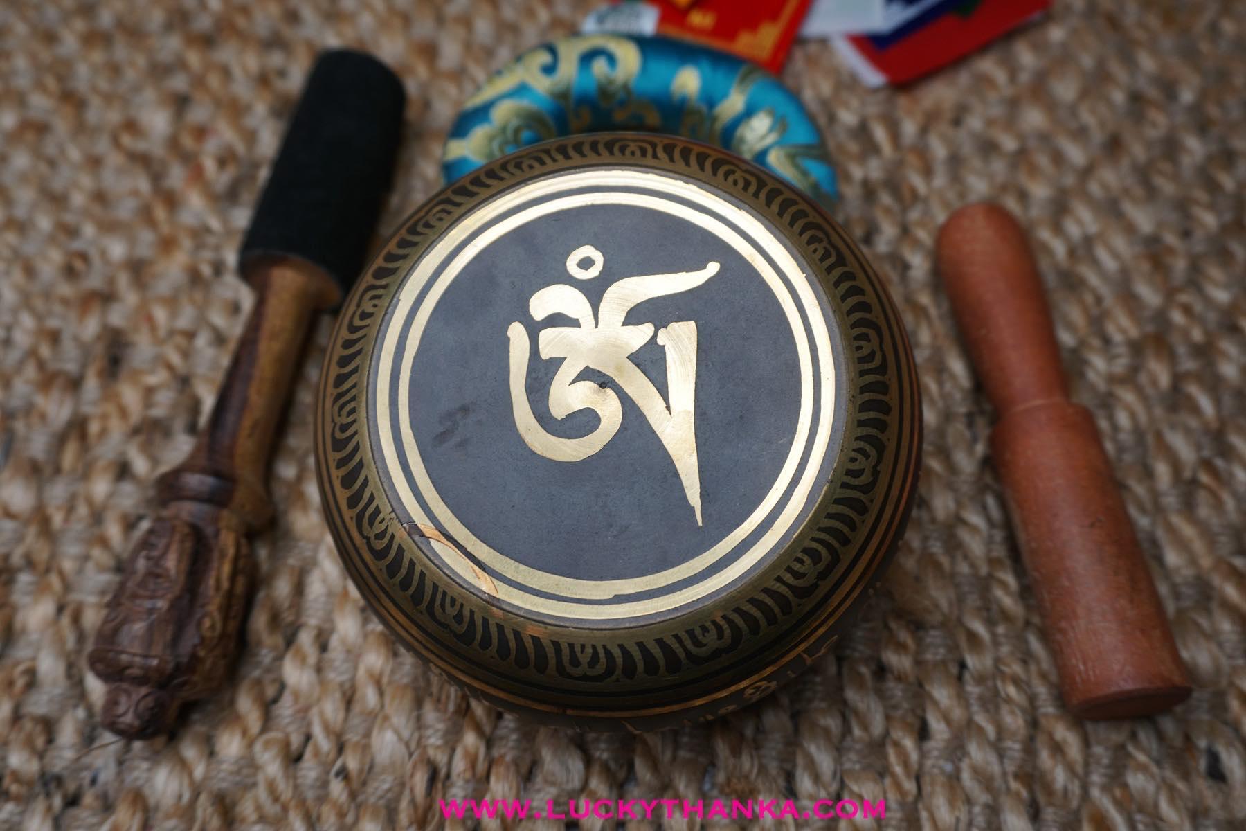 Amitabha Buddha Carved Singing Bowl - HimalayasShop