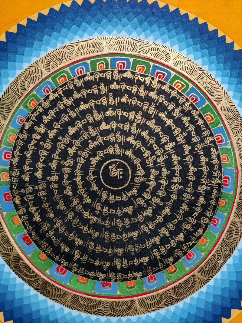 Sun Set Mandala for Peace and Relaxation