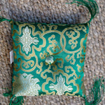 Green Singing Bowl Cushion 