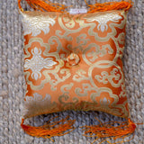 Orange Singing Bowl Cushion 