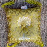 Yellow Singing Bowl Cushion 