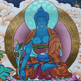 Beautiful Thangka Painting of Shakyamuni Buddha