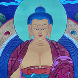 Awakened Buddha Shakyamuni Thangka Art