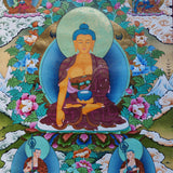 Beautiful Thangka Painting of Shakyamuni Buddha
