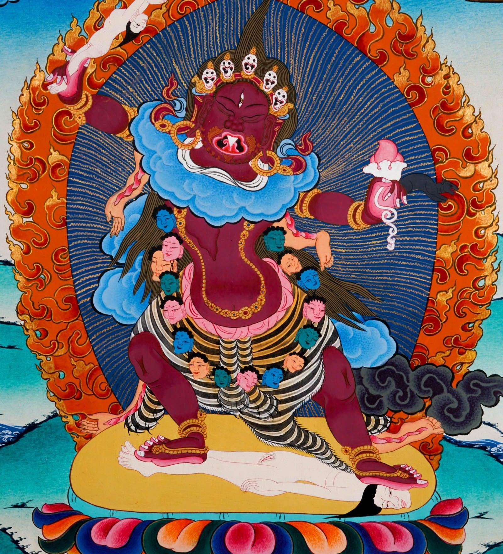 Ekajati Thangka Painting - Handmade thangka painting - HimalayasSHOP