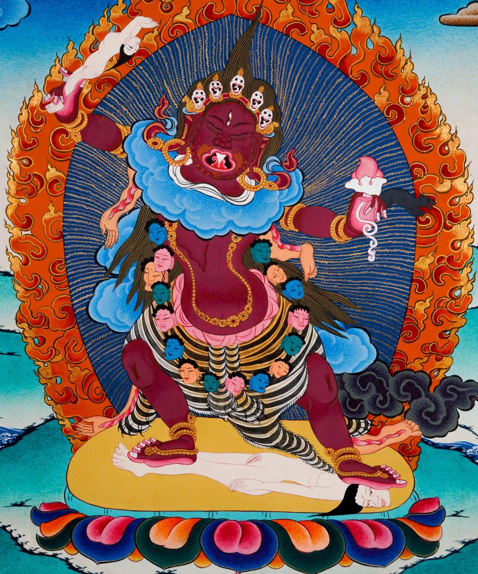 Ekajati Thangka Painting - Handmade thangka painting - HimalayasSHOP