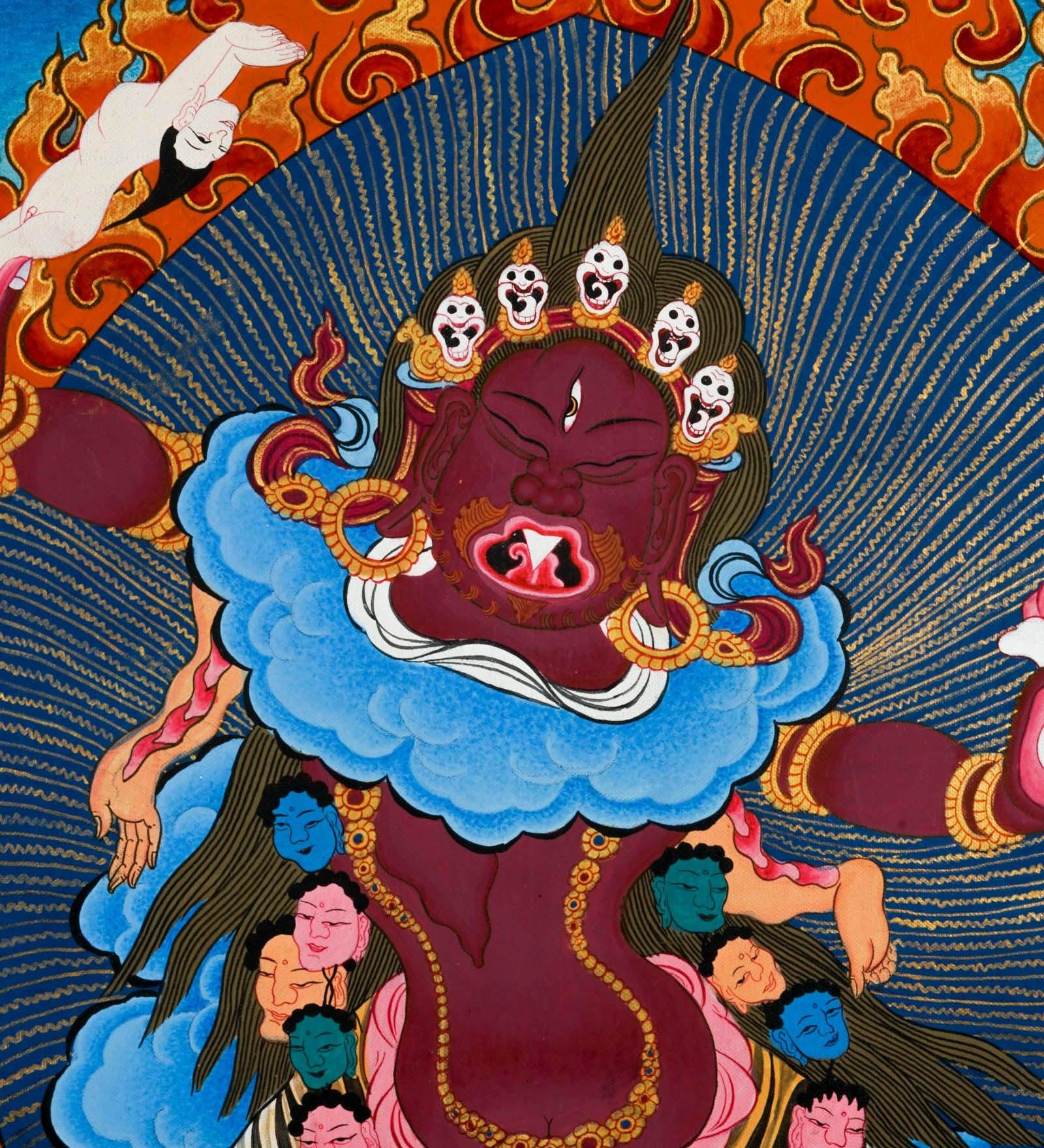 Ekajati Thangka Painting - Handmade thangka painting - HimalayasSHOP
