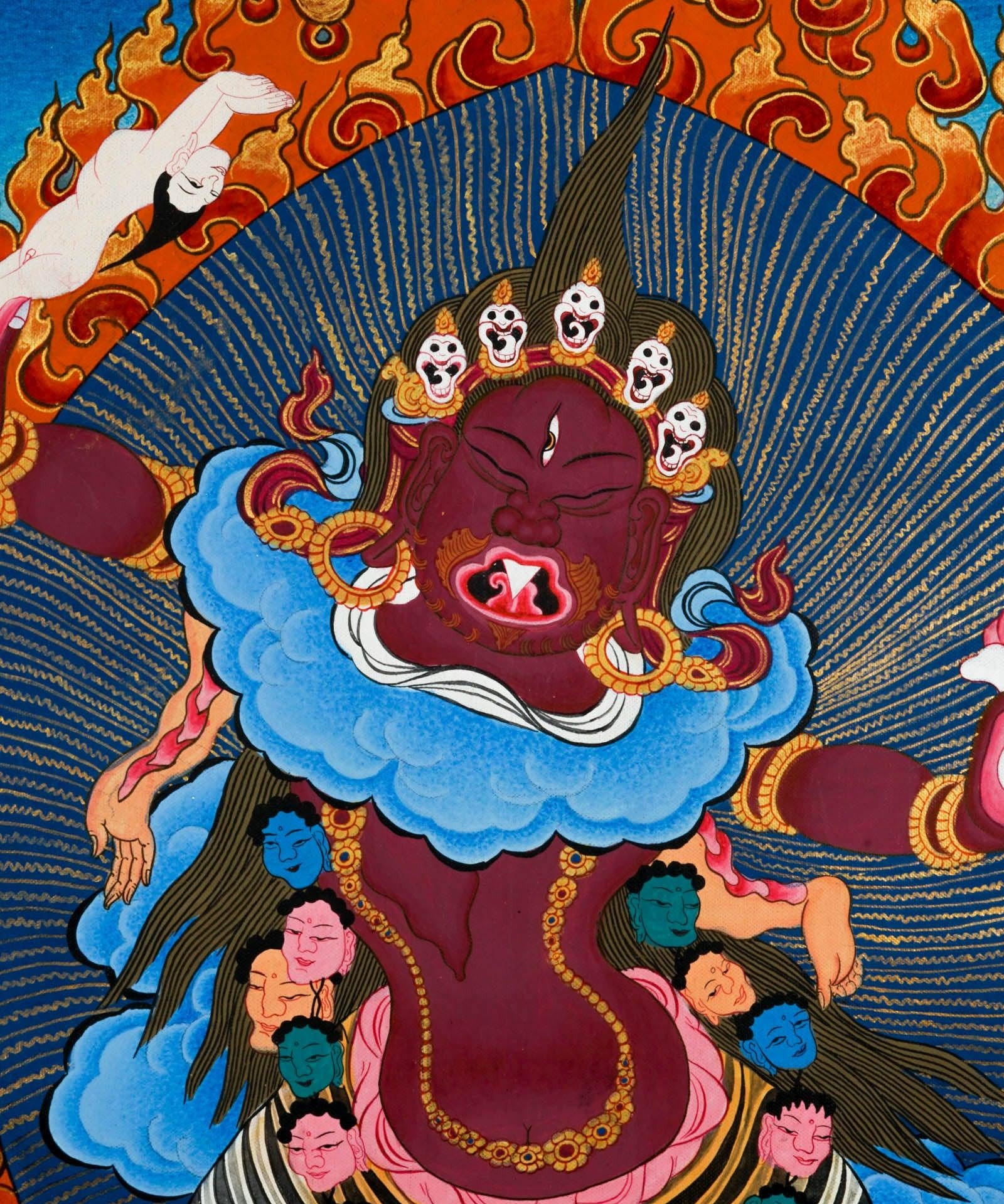 Ekajati Thangka Painting - Handmade thangka painting - HimalayasSHOP