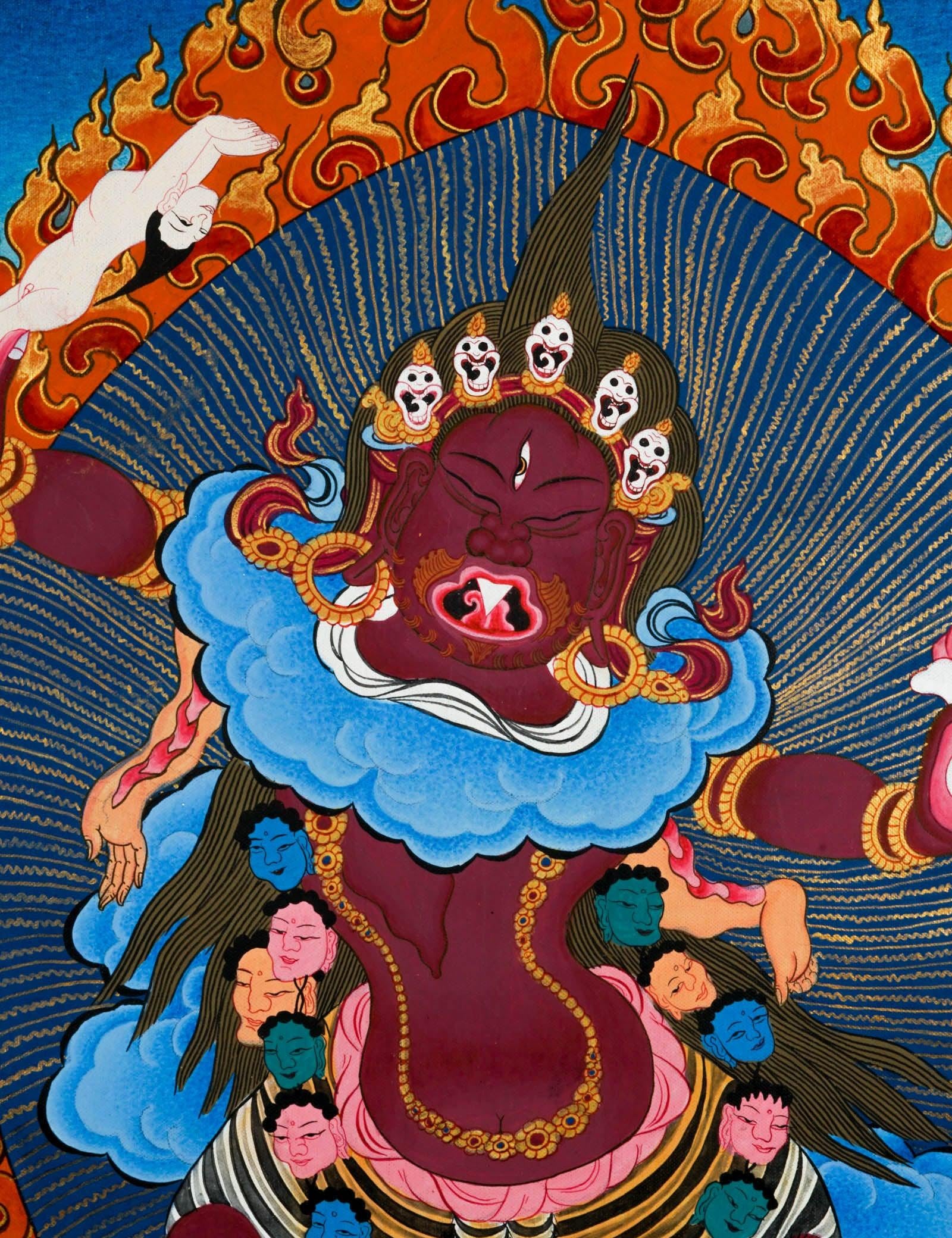 Ekajati Thangka Painting - Handmade thangka painting - HimalayasSHOP