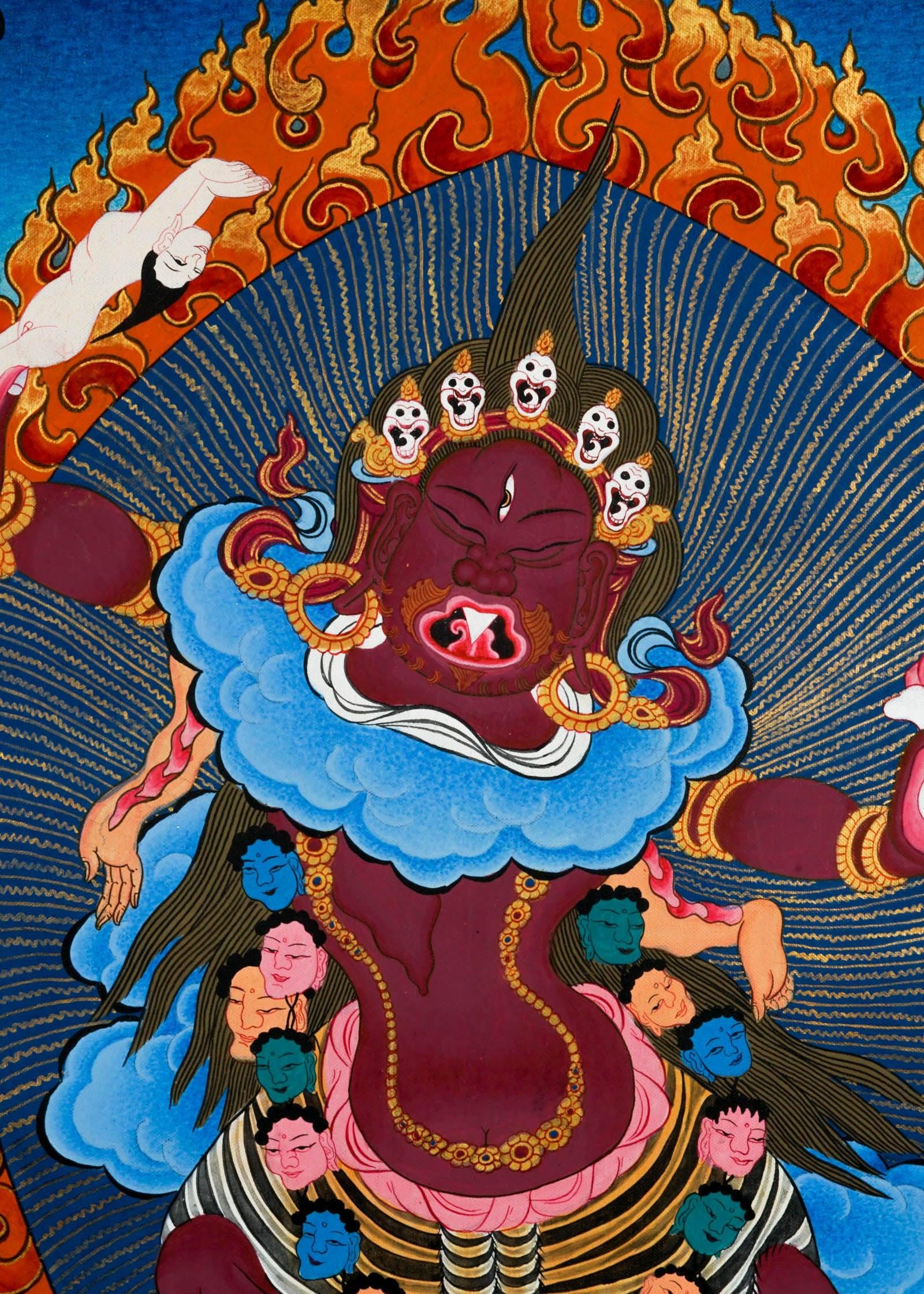 Ekajati Thangka Painting - Handmade thangka painting - HimalayasSHOP