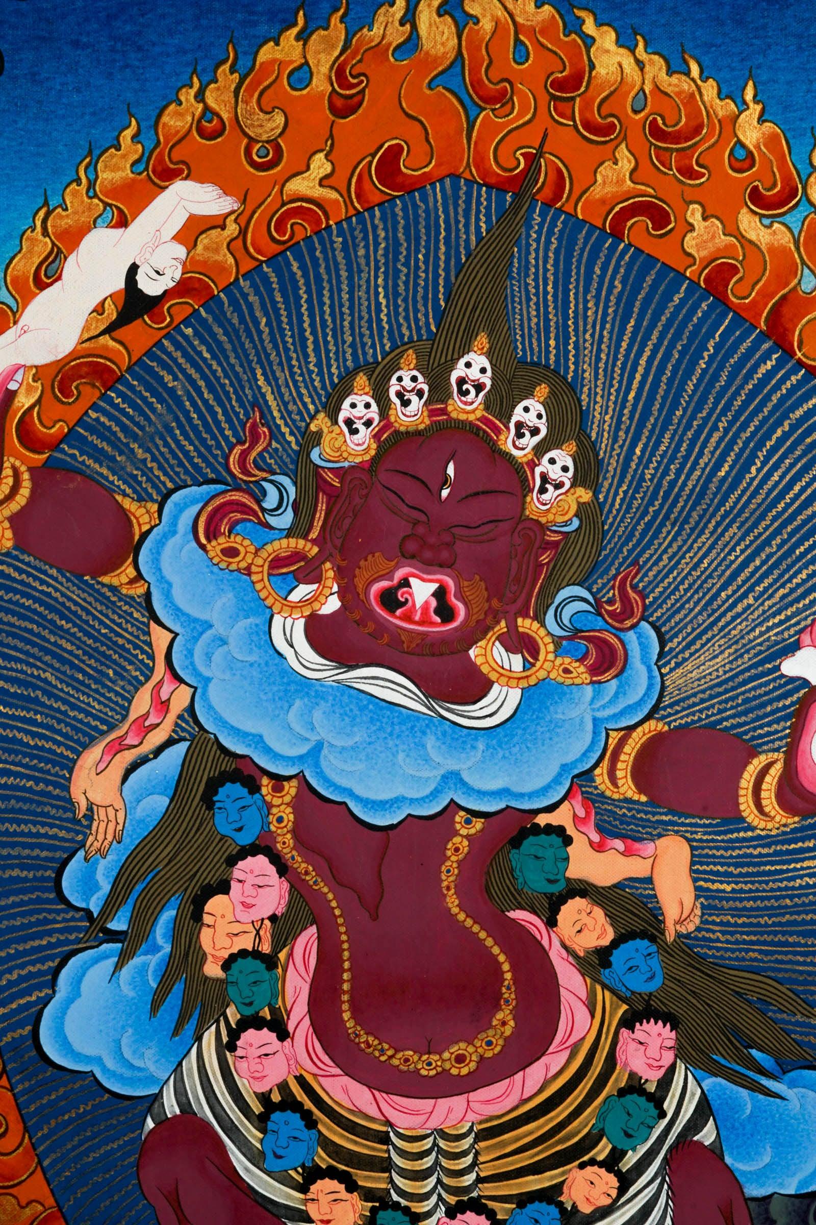 Ekajati Thangka Painting - Handmade thangka painting - HimalayasSHOP