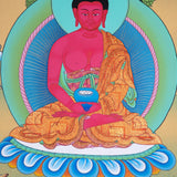 Long life Amitabha Buddha tibetan thangka - Himalayas Shop