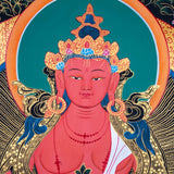 Authentic Amitabha Buddha | Long Life Buddha Thangka - Himalayas Shop