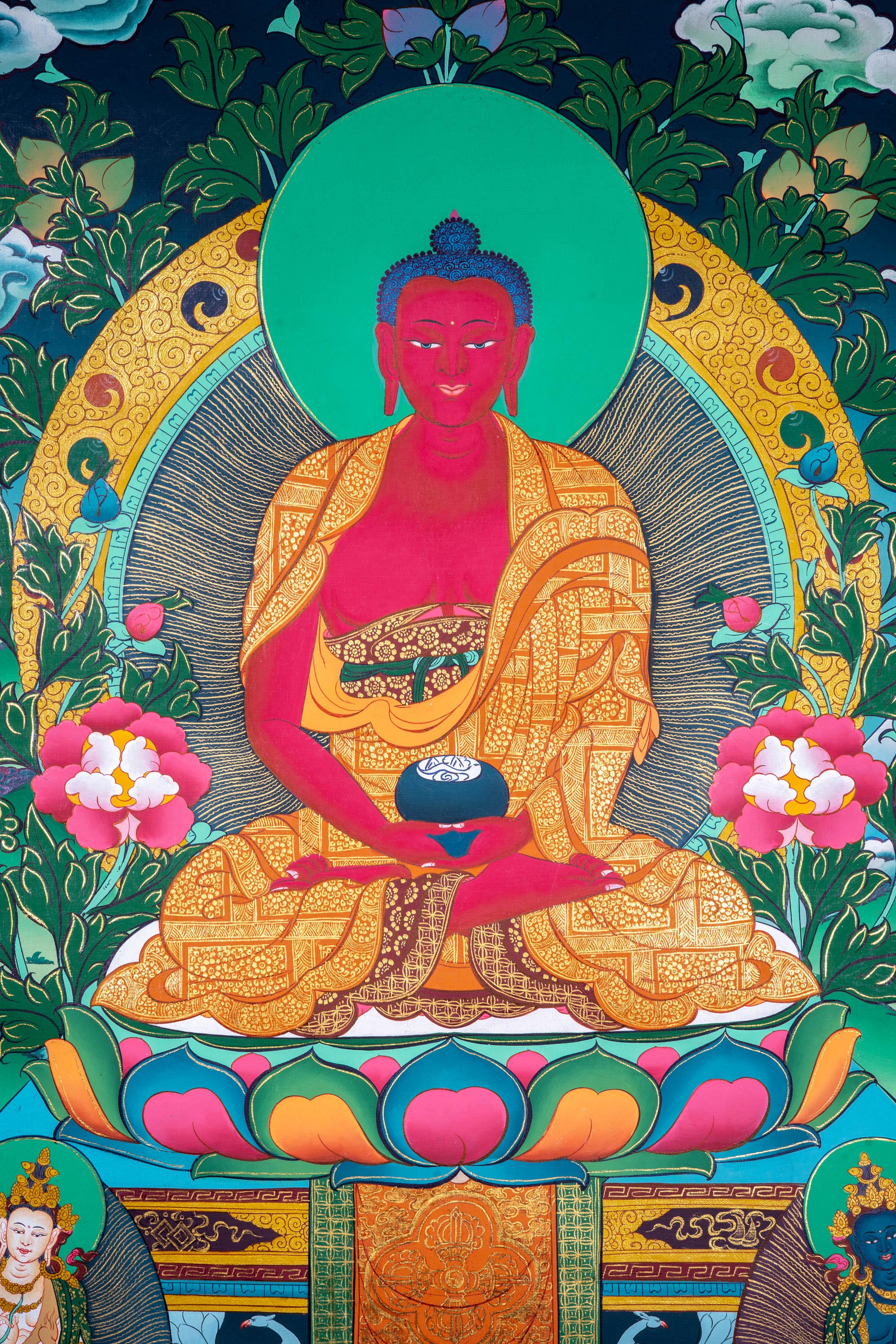 Buddha Amitabha Thangka Painting - Himalayas Shop