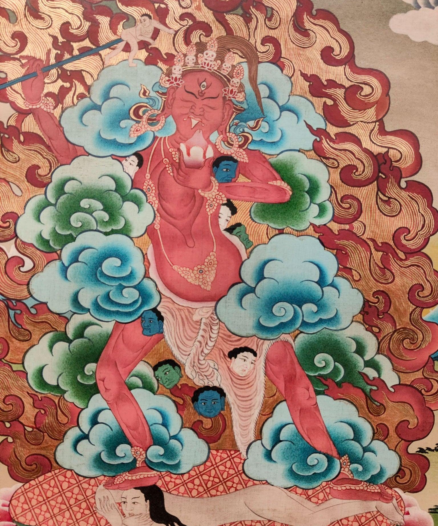Akajati Tibetan Thangka art