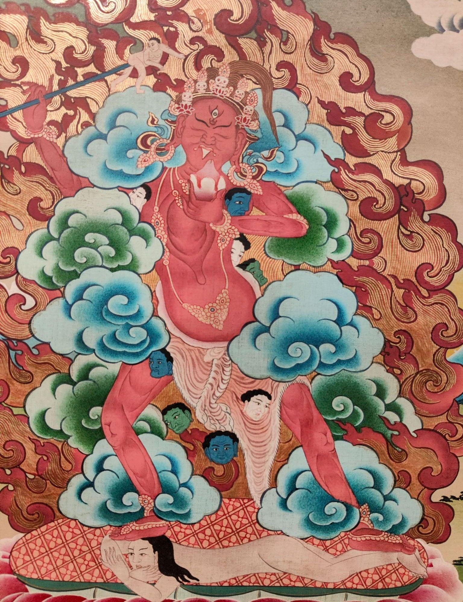 Akajati Tibetan Thangka art